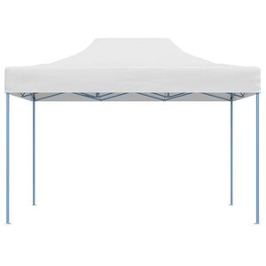 vidaXL Carpa plegable profesional acero blanco 280x410x315 cm