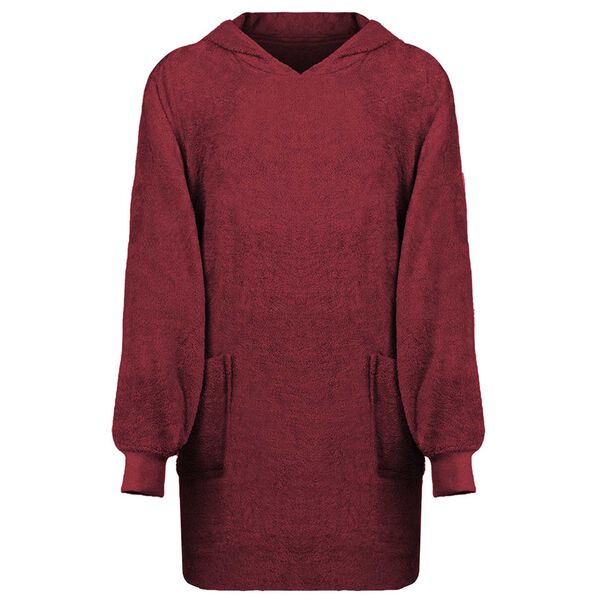 vidaXL Sudadera manta KINN Rojo L Algod&oacute;n