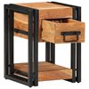 vidaXL Armario de Noche Marr&oacute;n 30 x 30 x 40 cm Madera de Acacia S&oacute;lida
