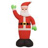 vidaXL Papá Noel inflable de Navidad con LED 820 cm