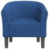 vidaXL Sill&oacute;n de tela azul