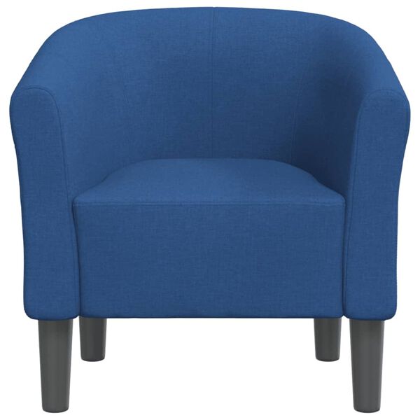vidaXL Sill&oacute;n de tela azul