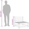 vidaXL Sof&aacute;s central de jard&iacute;n 3 unidades negro madera maciza de pino