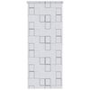 vidaXL Persiana enrollable de ducha cuadrados 100x240 cm