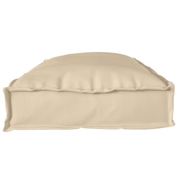 vidaXL Juego de cojines de paleta 2 pcs Beige 100 x 40 x 8 cm