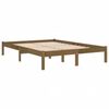 vidaXL Estructura de cama madera maciza de pino marr&oacute;n miel 200x200 cm
