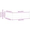 vidaXL Cama tipo Box Spring con colch&oacute;n Verde oscuro 180 x 210 cm tela