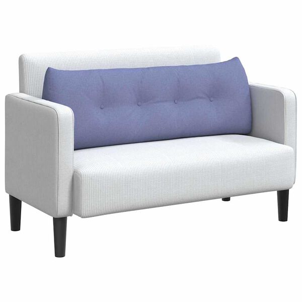 vidaXL Coj&iacute;n de Espalda Azul jeans 140 x 24 x 50 cm tela