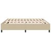 vidaXL Cama de plataforma Verde gris&aacute;ceo 200 x 200 cm tela