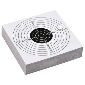 vidaXL Objetivos de tiro al blanco de papel 100 piezas 15x15 cm