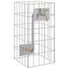 vidaXL Grifo de Gabi&oacute;n Plateado 26 x 25 x 50 cm Acero inoxidable