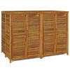 vidaXL Caja de almacenaje de jard&iacute;n madera maciza acacia 140x87x104 cm
