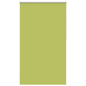 vidaXL Estor Enrollable Opaco hojas verde 135x230cm Tela Ancho 131,6cm