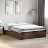 vidaXL Estructura de cama madera de ingenier&iacute;a marr&oacute;n roble 120x190 cm