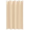 vidaXL Cortinas Opacas con Anillas 2 pcs Crema 175 x 140 cm Poli&eacute;ster
