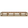 vidaXL Estructura de cama de madera maciza marrón miel 100x200 cm
