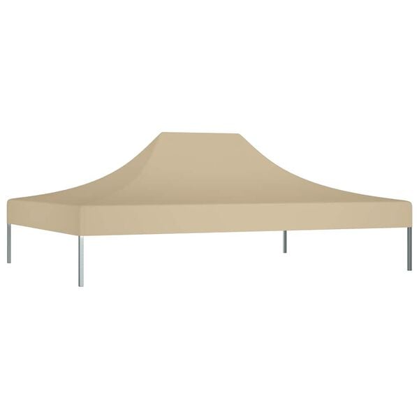 vidaXL Techo de carpa para celebraciones beige 4x3 m 270 g/m²