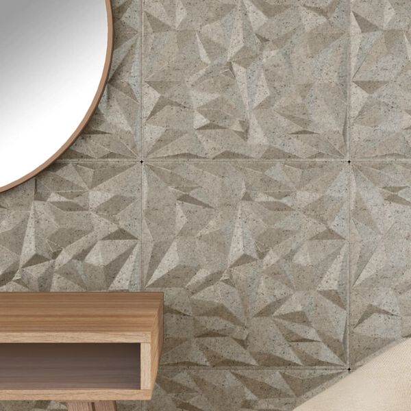 vidaXL Paneles de pared 12 uds XPS amatista Beton 50x50 cm 3 m²