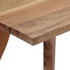 vidaXL Mesa de comedor madera maciza de acacia 120x58x76 cm