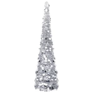 vidaXL &Aacute;rboles de Navidad artificiales PET Silver