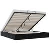 vidaXL Estructura de Cama Ottoman Negro King size Terciopelo