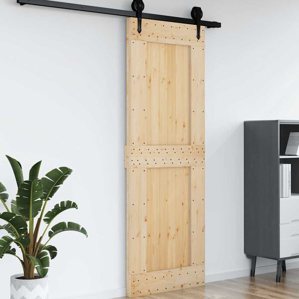 vidaXL Puerta NARVIK madera maciza pino 80x210 cm