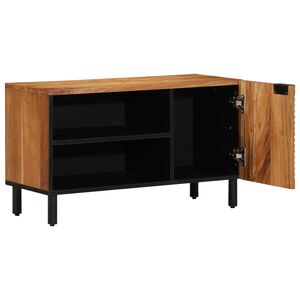 vidaXL Unidades de TV Madera de Acacia S&oacute;lida 80 x 31,5 x 46 cm