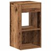 vidaXL Mesillas de noche con caj&oacute;n 2 uds madera vieja 35x34x66,5 cm