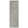 vidaXL Estanter&iacute;a de pared con 8 compartimentos gris hormig&oacute;n