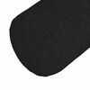 vidaXL Cojines Bolster 2 pcs Negro Ø 15 x 40 cm tela