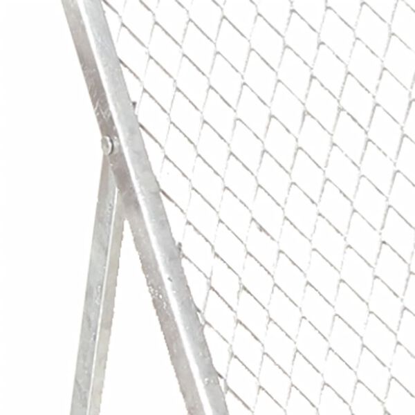 vidaXL Tamiz de jardín acero galvanizado