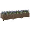 vidaXL Arriate 120x40x23 cm polipropileno
