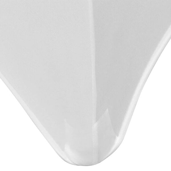 vidaXL Funda el&aacute;stica para mesa 2 uds 243x76x74 cm blanco