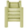 vidaXL Arriate de madera de pino impregnada 120x40x42 cm