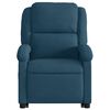 vidaXL Sill&oacute;n reclinable elevable de terciopelo azul