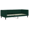 vidaXL Sof&aacute; cama nido terciopelo verde oscuro 90x200 cm