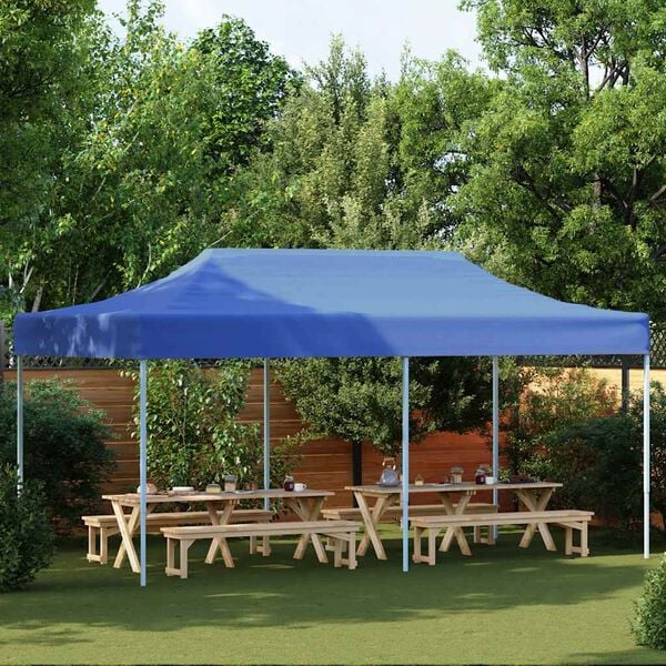 vidaXL Carpa pleglable Pop-up 3x6 m azul