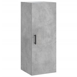 vidaXL Armario de pared gris hormig&oacute;n 34,5x34x90 cm