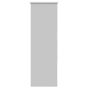 vidaXL Estor Enrollable Opaco gris claro 40x130 cm Tela Ancho 35,7 cm