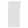 vidaXL Mesa consola de madera contrachapada blanco 90x36x75 cm