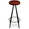 vidaXL Taburetes de barra de cocina 2 unidades cuero auténtico
