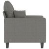 vidaXL Sillón de tela gris oscuro 60 cm