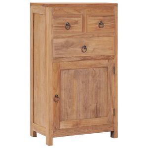 vidaXL Aparador de madera maciza de teca 50x30x90 cm
