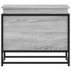 vidaXL Caja de almacenaje con tapa madera gris Sonoma 60x40x51,5 cm