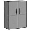 vidaXL Zapatero de tela gris 60x28x90 cm