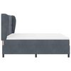 vidaXL Cama tipo Box Spring Gris oscuro 200 x 180 cm Poli&eacute;ster