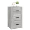 vidaXL Aparador de madera contrachapada gris Sonoma 40x33x70 cm