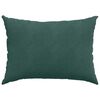 vidaXL Cojines de sofá 2 pcs Verde oscuro 70 x 50 cm Tela de pana