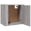 vidaXL Mesitas de noche de pared 2 uds gris Sonoma 50x30x47 cm