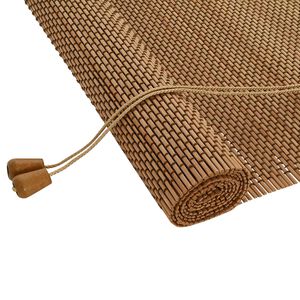 vidaXL Estor enrollable Marr&oacute;n 40 x 160 cm Bamb&uacute;